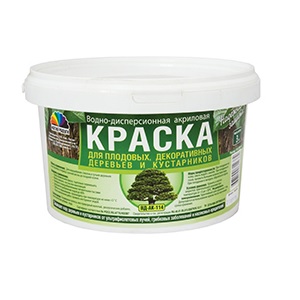 Краска для сад деревьев